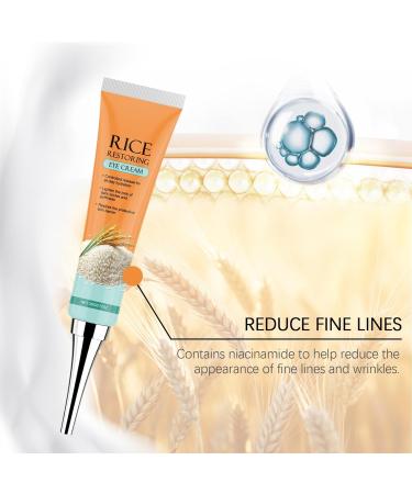 Rice Eye Cream 0.71 fl.oz / 20 ml | Eye Cream | Anti Wrinkle Natural Alternative to Retinol Eye Cream Instant Firm Eyes Anti Dark Circle Eyes Korean Skincare (2) - Buy Online on GoSupps.com