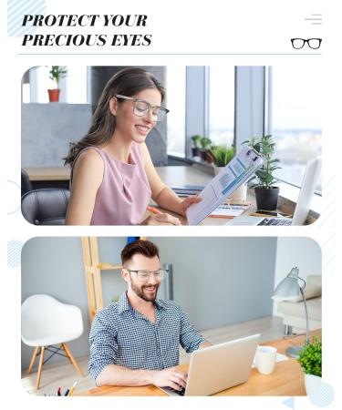SIPHEW Unisex Blue Light Filter Glasses - UV Blocking Gaming Glasses for Headache Relief - Stylish Gray Design - Buy Online on GoSupps.com
