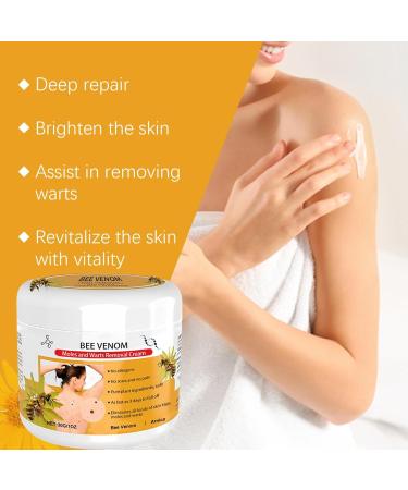 Bee Repair Cream Bee Mole And Wart Remover Hydrating Moisturizing Cream Skin Cleansing Body Care Moisturizer Anti-Age Mild Skin Care For Hands Feet Back Neck - Buy Online on GoSupps.com