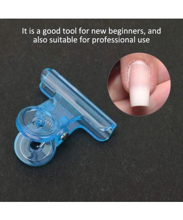 Nail Tips Clips - 5 Pack C Curve Nail Extension Clamps for DIY Nail Art Accessories (Blue) | Fast International Shipping - Buy Online on GoSupps.com