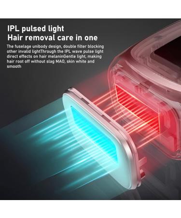 IPL Hair Removal Device - 999 900 Pain-Free Flashes for Body Face & Bikini - Freeze Point Technology - Unisex - Buy Online on GoSupps.com