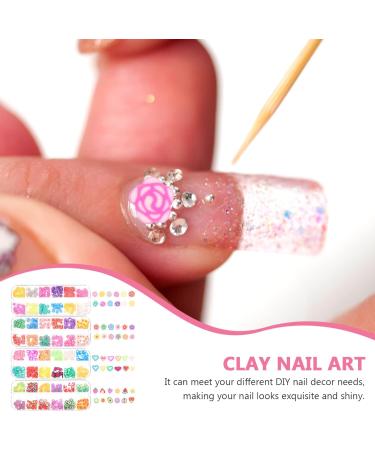 Jewelry Making 4 Boxes Fruit Nail Art Slices 3D Polymer Slices Flower Heart Nail Charms Epoxy Resin Filler Nail Art Decors Manicure Supplies for Nail Epoxy Jewelry - Buy Online on GoSupps.com