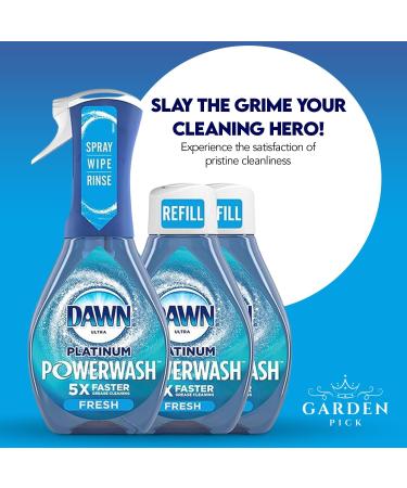 Generic Powerwash Spray Starter Kit - Platinum Dish Soap with 2 Refills | Fresh Multipurpose Detergent for Dishes Pots Pans Glasses & Stovetops - Shop Internationally - Buy Online on GoSupps.com