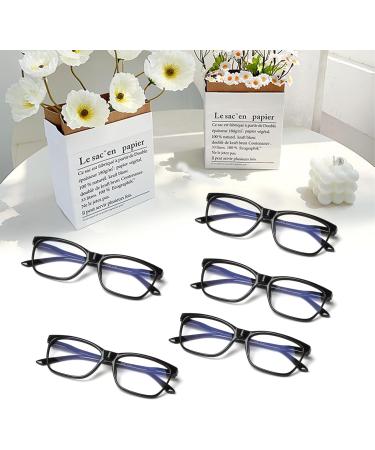 Cojwis 5 Pack Women s Blue Light Filter Reading Glasses - Ultralight Spring Hinges (0.75x Black) - Stylish & Durable Reading Aid - Buy Online on GoSupps.com