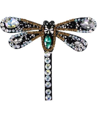 Rhinestone Dragonfly Beaded Patch - 2 Piece Set for DIY Clothing Decoration - Buy Online on GoSupps.com