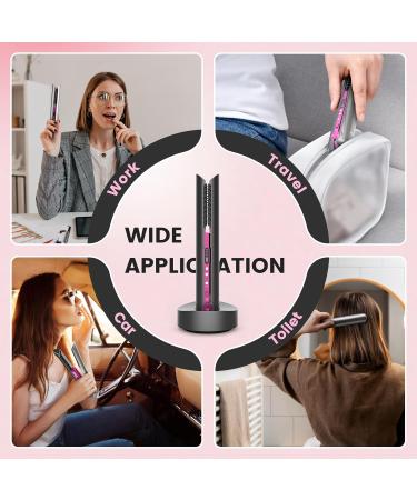 PRITECH Cordless Travel Flat Iron - Mini Hair Straightener & Curler Portable USB-C Rechargeable Dual Voltage for Thin & Fine Hair - Ideal for On-the-Go Styling - Buy Online on GoSupps.com