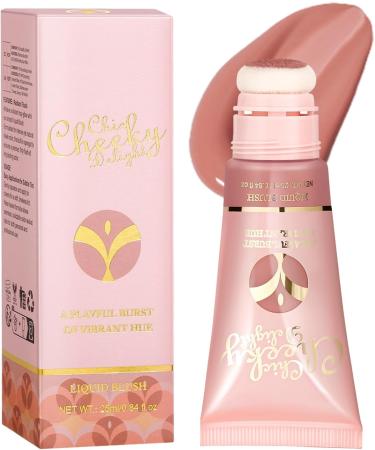 Velvet Liquid Blush - Long-Lasting Face Blusher Non-Greasy Compact Coutouring Cheeks Blush for Oil Skin for Gathering Dating Traveling Home Working 04 - Buy Online on GoSupps.com