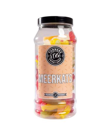 Meerkats - 500g by Turners Sweet Shop Traditional Retro Gift Jar Classic Original Pick & Mix Sweets Quality Confectionary Fantastic Gifts for Him Her or Them