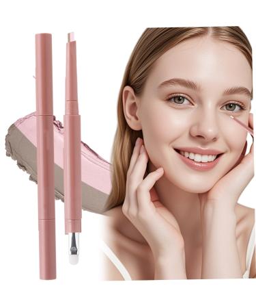 Surligneur et crayon de contour 2 en 1 B ton de maquillage imperm able double extr mit pour sourcils 3D d finition naturelle des sourcils style cor en Style-2.