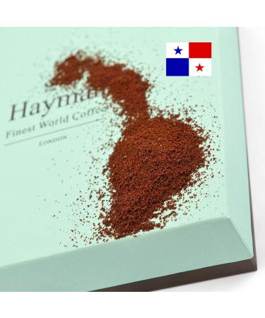Hayman Coffee 100% Panama Geisha Coffee Ground Coffee Medium Roast Fresh Roasted Coffee 200 grams/7 Ounces (Pack of 1) | Panama Coffee Gesha Coffee 200 g (Pack of 1)