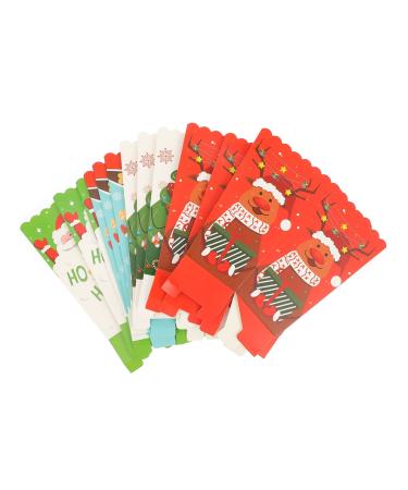 ABOOFAN 24 Pcs Christmas Popcorn Box Christmas Popcorn Bags Popcorn Party Supplies Popcorn Containers for Party Gift Popcorn Christmas Party Bag Holiday Treat Bags Paper Bread Box Fashion 1 count (Pack of 1) Colorfulx2pcs