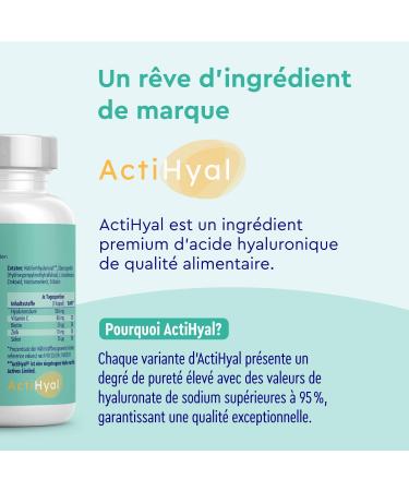 Patented Hyaluronic Acid with Vitamin C Biotin Selenium + Zinc for the Immune System Skin Hair and Nails* Sodium Hyaluronate 90 Capsules for 3 Months No Additives - Buy Online on GoSupps.com