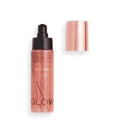 Makeup Revolution Radiance shimmer oil highlighter pink 100ml