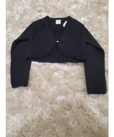 Baby Knitted Cotton Cardigan - Cozy Long Sleeve Bolero Shrug for Boys & Girls (8 Years, Navy Blue) - Buy Online on GoSupps.com