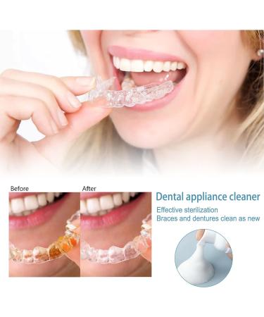 Spots Removal Aligner Cleaner with Mint Extract - Refreshing Foam for Braces & Aligners | 30 ml Safe & Effective Care - Buy Online on GoSupps.com