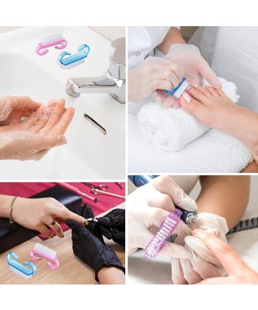 G2PLUS Small Handle Nail Brushes - 4 Pack Plastic Fingernail Cleaning Brushes - Buy Online on GoSupps.com