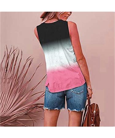 Women's Floral Printed Zipper V Neck Camisole Tank Top - Pink, Medium - Buy Online on GoSupps.com
