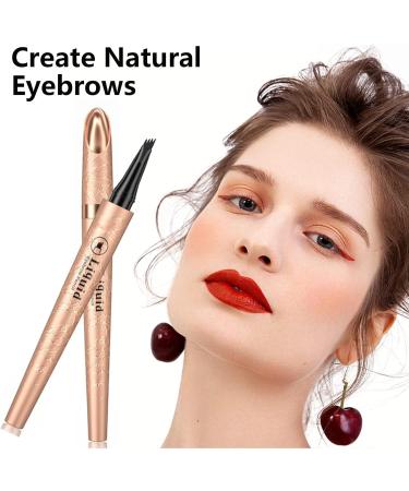 Long-Lasting Waterproof Microblading Eyebrow Pen - Grey | Natural Looking Brow Pencil - Buy Online on GoSupps.com