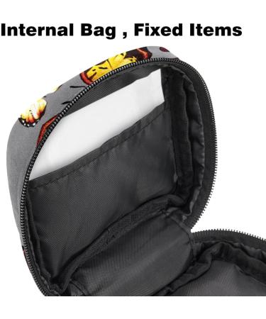 Muooum Menstrual Artery Bag - Zipper Women's Bandage Bag for Tampons | Orange Butterfly Pattern - Buy Online on GoSupps.com