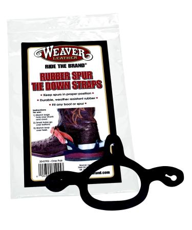 Weaver Leather Rubber SPUR TIE Down Straps