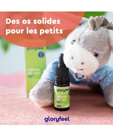 Vitamin D3+K2 Drops for Children from 4 Years 10 Months Supply Vitamin D 500 IU Liquid Form & 25 g Vitamin K No Additives Lab Tested 100% Natural - Buy Online on GoSupps.com