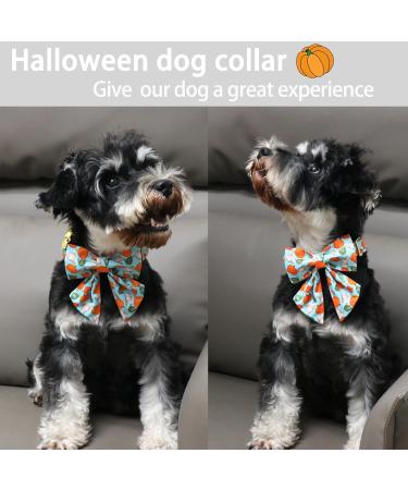 Cute Adjustable Blue Pumpkin Dog Collar for Halloween - XL Pack of 1 | Pet Hall Band - Buy Online on GoSupps.com