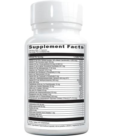 Power By Naturals Methyl Multi One - 60Ct Methylated Multivitamin | CoQ10, Active B12, Methylfolate | Iron-Free One-a-Day Supplement for Adults | 25+ Nutrients, MTHFR Support | Made in USA - Buy Online on GoSupps.com