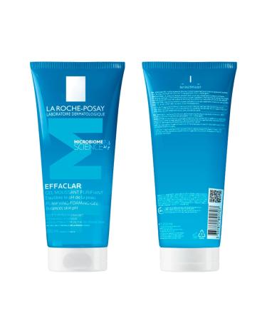 La Roche-Posay Face Wash Gel Cleanser Effaclar Gentle Purifying Foaming Gel for Oily and Sensitive Acne-Prone Skin. Alcohol-free Soap-Free Paraben-free Non-Comedogenic. 200mL - Buy Online on GoSupps.com