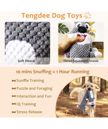 Intelligent Sniffing Toys for Dogs - Squeaky & Boredom Relief for Medium-Sized Puppies & Rabbits - Buy Online on GoSupps.com
