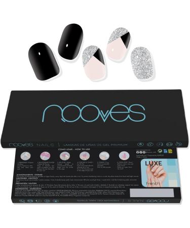  NOOVES NOOVES Intimate Evening Premium Semi-Cured Nail Gel Sheets + 1 Nail File & 1 Stick Vegan Orange - Buy Online on GoSupps.com