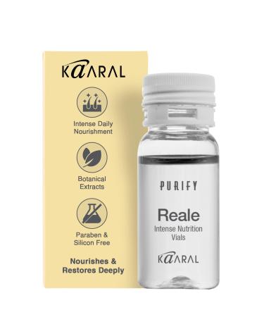 Purify Reale Intense Nutrition Vials Ampoules Treatment for Damaged and Dry Hair Deep Nourishing Care with Hydration and Repair Strengthening Treatment for Healthy Full-Bodied Hair 12 x 10 ml