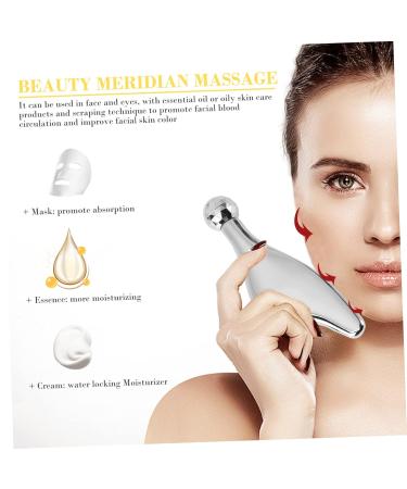 Buy Ipetboom Manual Roller Satin Bonnet Eye Cream Spoon - Deluxe Zinc Alloy Face Roller & Eye Massage Stick - International Shipping Available - Buy Online on GoSupps.com