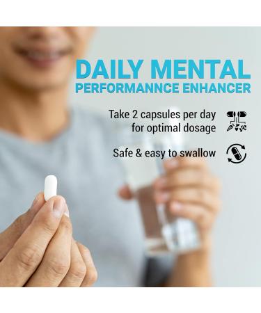 Brainalik Nootropics: Premium Brain Supplements with 8 Ingredients for Memory Support and Mental Clarity | Made in the U.K - Buy Online on GoSupps.com