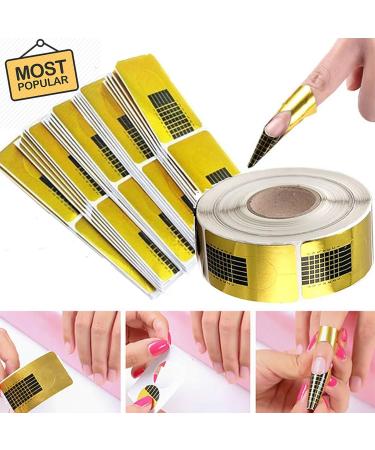 100 Pieces Self-Adhesive Nail Stencils for Gel Nail Art & Extensions - International Shipping Available - Buy Online on GoSupps.com