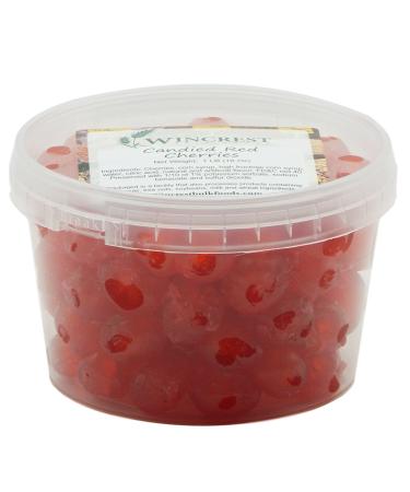 Candied Red Cherries - 1lb Tub | Sweet and Delicious Fruit Treat - Buy Online on GoSupps.com