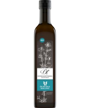 lm hle Solling Egyptian black cumin oil - Nigella Sativa - native - cold pressed - ORGANIC 1 pack (1 x 500 ml)