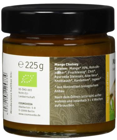 Cosmoveda Mango Chutney 225g - Authentic Flavor International Shipping Available - Buy Online on GoSupps.com