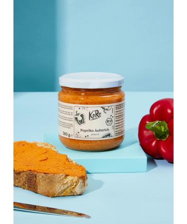 KoRo - Organic spicy pepper spread - Slightly spicy taste - With sunflower seeds - Purely vegetable