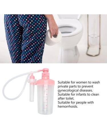 Reusable Vaginal Cleansing System - 500ml Shower Bottle for Women | Inverted Peri Bottle for Postpartum Care | Shop Internationally - Buy Online on GoSupps.com