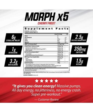 iSatori Morph Xtreme Intense Pre Workout - Bombsicle (20 Servings) Classic Blender Bottle (Clear Bottle with Red Top) - Buy Online on GoSupps.com