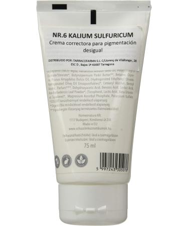 Sch ssler Natur Cosmedics Schussler Natur No6 Kalium Sulfuricum Cream 75ml 75ml - Buy Online on GoSupps.com