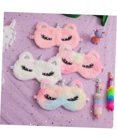 Buy Mobestech Unicorn Eye Patch Sleep Masks - 12 Pcs Comfortable & Breathable Plush Sleeping Blindfolds - Perfect for Students & Costumes | International Shipping Available - Buy Online on GoSupps.com