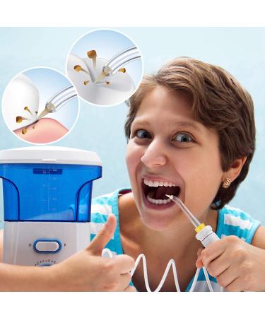 Frienda Replacement Dental Water Jet Nozzle Compatible with Waterpik Flossers - 4 Pack Periodontal Tips - Buy Online on GoSupps.com