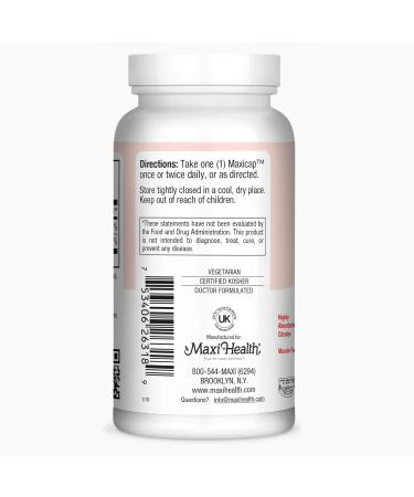 Maxi Health Maxi Potassium Magnesium - 180 Capsules | Essential Mineral Supplement - Buy Online on GoSupps.com