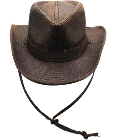 Silver Canyon Weathered Outback Outdoorsmen Shapeable Hat - Brown X-Large - Buy Online on GoSupps.com