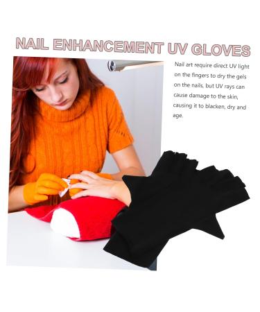 minkissy 2 Pairs Sun Gloves Pink Gloves Uv Protection Gloves for Nail Uv Protection Gloves for Manicure Nail Art Anti-uv Gloves Uv Nail Gloves Nylon Nail Supplies Thin Section 21x12x0.1cm As Shown - Buy Online on GoSupps.com