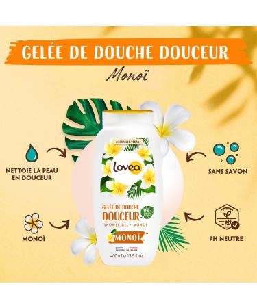 Lovea Sulfate-free Shower Gel Mono 400 ml - Buy Online on GoSupps.com