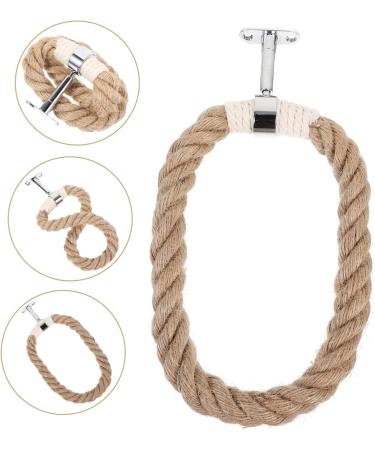 Alipis Towel Clothes Hanger Hand Towel Ring Bathroom Towel Hook Wall-Mounted Hanging Towel Ring - Buy Online on GoSupps.com