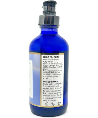 Quantum Wellness for Life Restore Gel - Aloe and Magnesium Scalar Energy Infused (8 oz Glass Pump Bottle) - Buy Online on GoSupps.com
