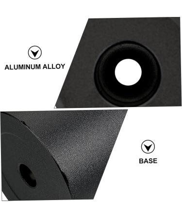 JECOMPRIS Razor & Brush Stand | Metal Razor Holder for Manual Shavers | Practical Black Toothbrush Base | 3.8x3.3cm - Buy Online on GoSupps.com